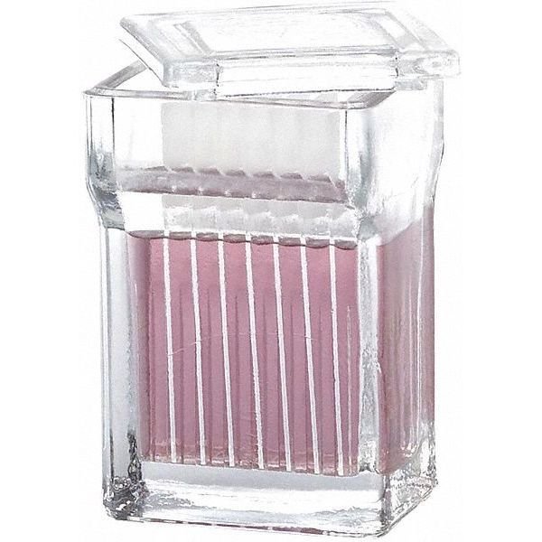Staining Jar w/Cover, Cap. 16 Slides, PK6, Wheaton, Mfr#: 900620