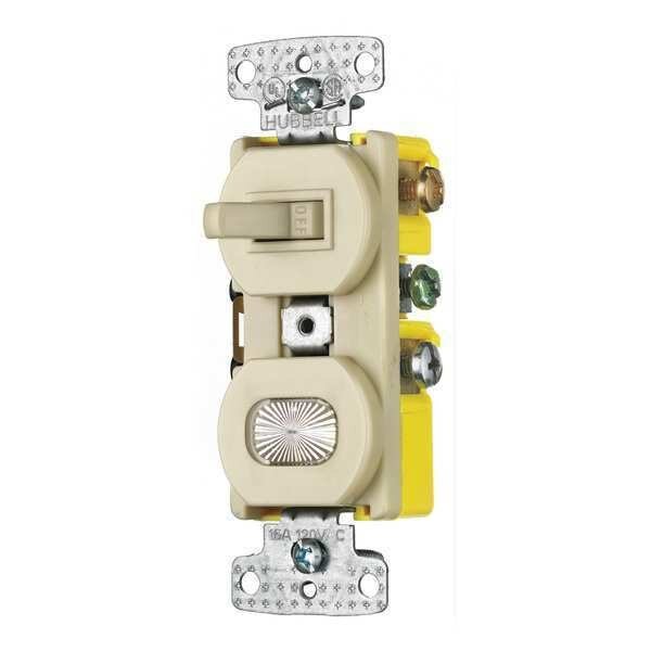 Device, Ivory, Switch/Pilot Light Wiring, EnjoyTool Select, Mfr#: RC109I