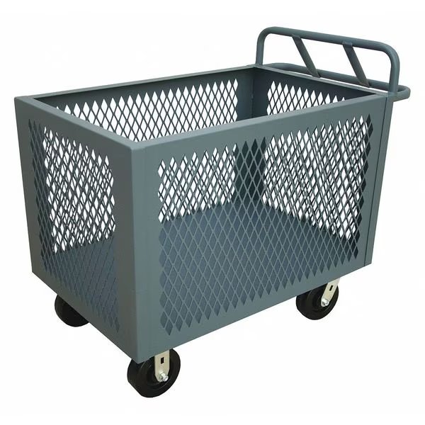 14 ga. Steel Mesh Stock Truck 2000 lb. Capacity, 54-1/2