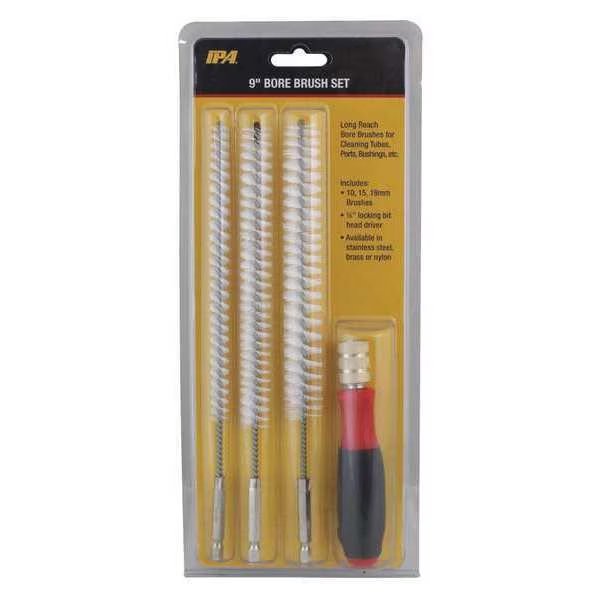 Bore Brush Set, Steel, 4 pcs., Innovative Products Of America, Mfr#: 8085