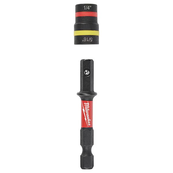 SHOCKWAVE Impact Duty 1/4 in and 5/16 in x 2-1/4 in QUIK-CLEAR 2-in-1 Magnetic Nut Driver