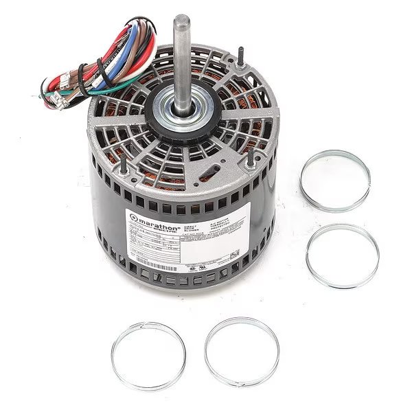 Condenser Fan Motor, 1/2 HP, 48Z Frame, Marathon Motors, Mfr#: 048A17O153