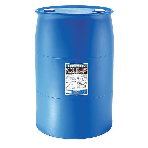 Descaling Solution, Clear, 30 gal., Drum, Goodway, Mfr#: SCALEBRK-SS-30