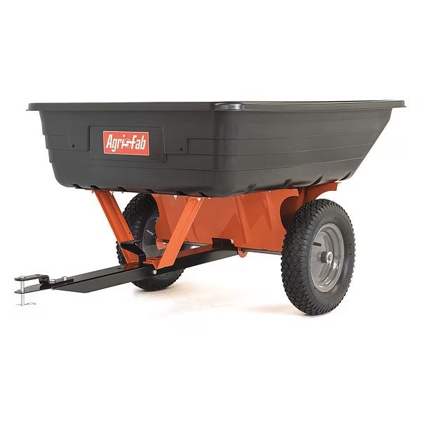 Trailer Cart, 10.0 cu.ft., Rubber Wheels, Agri-Fab, Mfr#: 45-0533