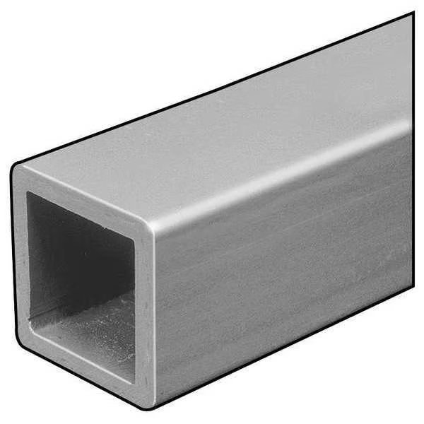 Sq Tube, ISOFR, Gry, 1/4 T x3 In OD Sq, 5 Ft, Fibergrate, Mfr#: 870900