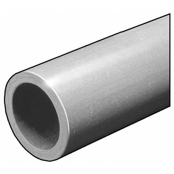 RD Tube, ISOFR, Gry, 1 OD x1/8 In Wall, 5 Ft, Fibergrate, Mfr#: 870980