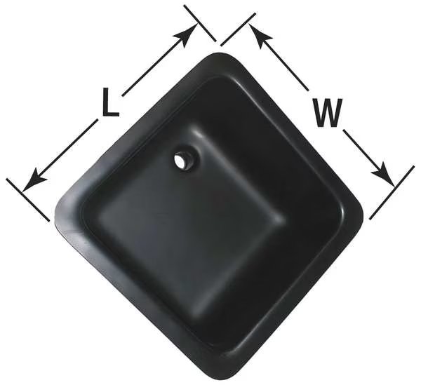 18 1/2 in W x 18 1/2 in L x 11 in H, Above or Below, Laboratory Sink, Orion, Mfr#: ARLS 13