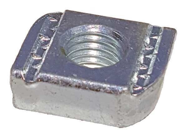 Superstrut Channel Flat Nut, 1/2 In, Silver, PK25, EnjoyTool Select, Mfr#: V220 1/2
