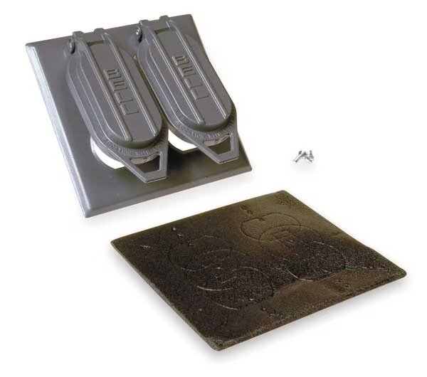 2 -Gang Vertical Weatherproof Cover, 4.531