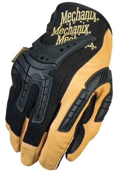 Mechanics Gloves, 2XL, Black/Yellow, Spandex, Mechanix Wear, Mfr#: CG40-75-012