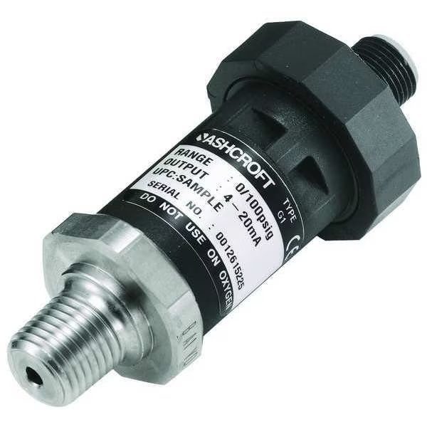 Transducer, 0 to5000 psi, Output 1 to 5VDC, Ashcroft, Mfr#: G17M0215EW5000#