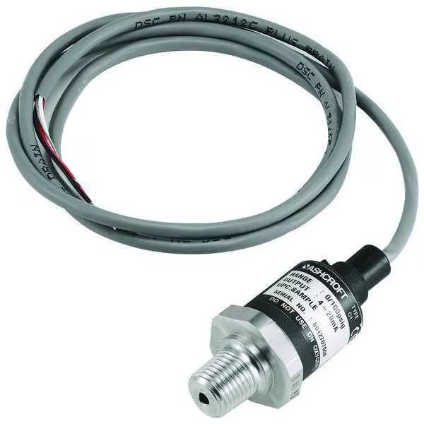 Pressure Transducer, Range 0 to 300 psi, , Ashcroft, Mfr#: G17M0242F2300#
