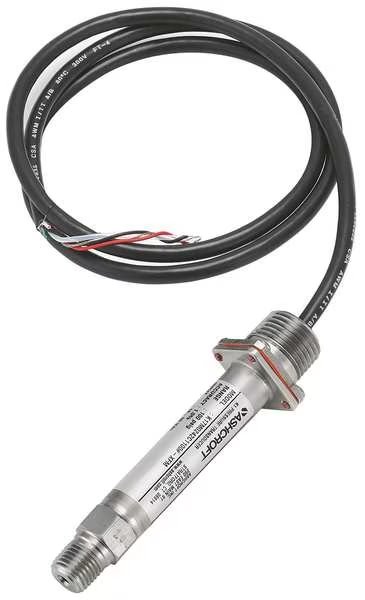 Pressure Transducer, Range 0 to 100 psi, Ashcroft, Mfr#: K17MO242C1100#XFM
