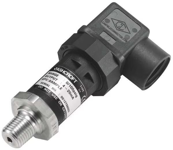 Pressure Transducer, Range 0 to 30 psi, , Ashcroft, Mfr#: G17M0242CD30#