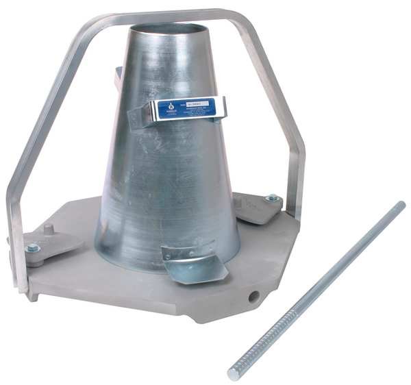 Slump Cone Test Set, Portable, EnjoyTool Select, Mfr#: 5DPD7