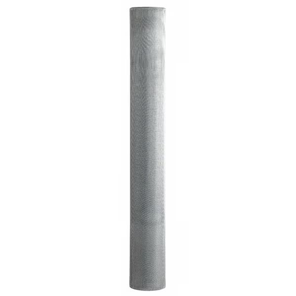 Door and Window Screen, Aluminum, 42 in W, 100 ft L, 0.011 in Wire Dia, Bright, Adfors, Mfr#: FCS9317-M