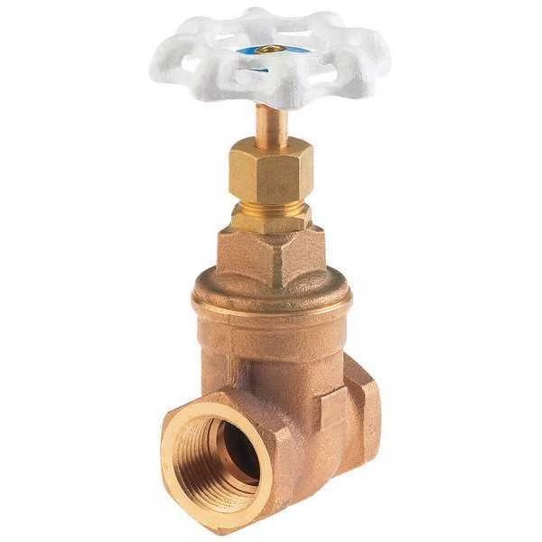 Gate Valve, 3/8 In., Bronze, Milwaukee Valve, Mfr#: UP105 3/8