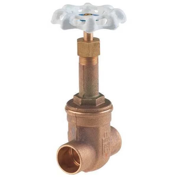 Gate Valve, 2 In., Solder, Bronze, Milwaukee Valve, Mfr#: UP149 2