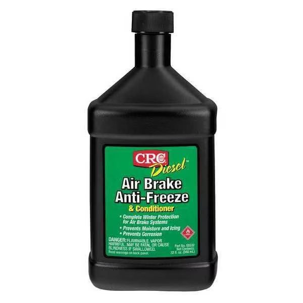 Air Brake Antifreeze/Conditioner, Bottle, 32 oz, For Air Brake Systems, Colorless, Liquid, Crc, Mfr#: 05532