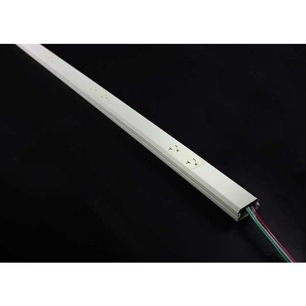 Prewired Raceway, 6 Outlets, Polyester, Legrand, Mfr#: NM24GBA612