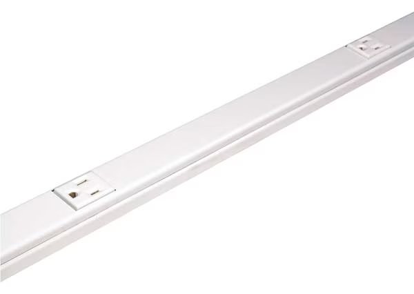 Prewired Raceway, 6 Outlets, Aluminum, Legrand, Mfr#: V20GBA612