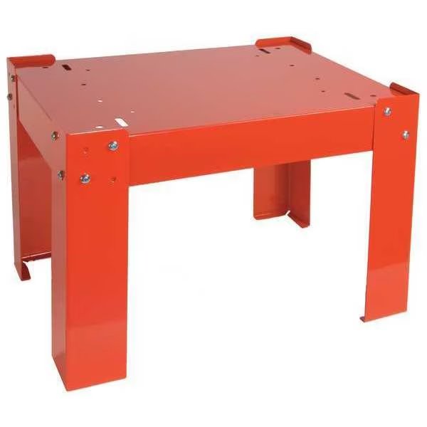 Base for Slide Rack Cabinet, D 16 1/4, Red, Durham Mfg, Mfr#: 304-17
