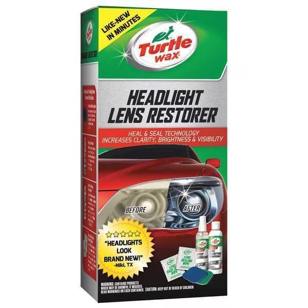 Headlight Lens Restoration Kit, Turtle Wax, Mfr#: T240KT