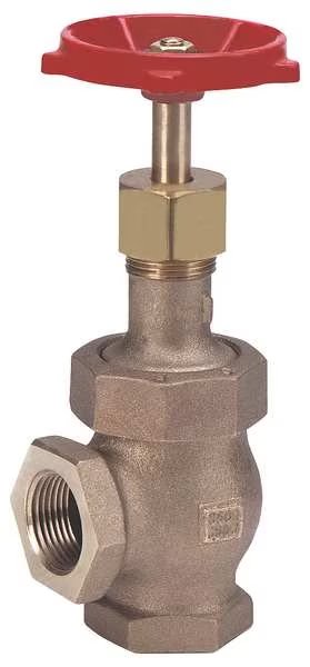 Angle Globe Valve, Class 300, 1-1/2 In., Milwaukee Valve, Mfr#: 582 1-1/2
