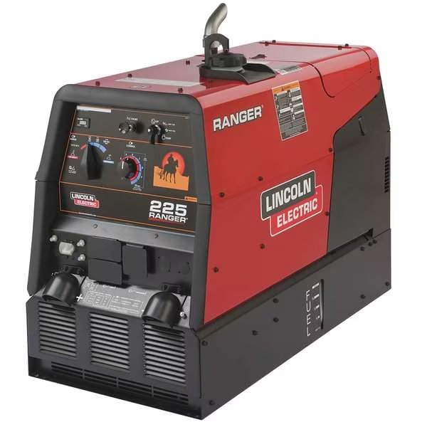 Engine Driven Welder, Ranger 225 Series, Electric Start, 23 hp, Gas, 10,500 W Peak, Lincoln Electric, Mfr#: K2857-1