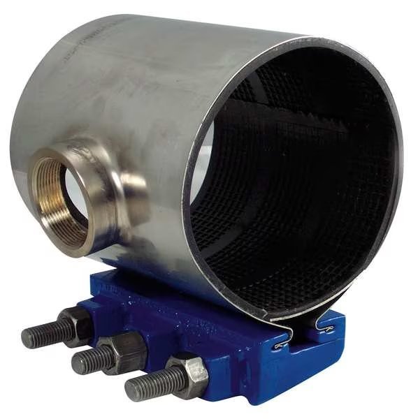 Repair Clamp, SS, 12 In Pipe, 3/4 In CC Out, Smith-Blair, Mfr#: 238132007007 CC