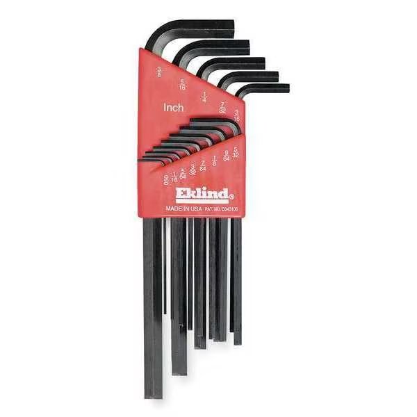 13 Piece SAE L-Shape Hex Key Set, 11213, Eklind, Mfr#: 11213