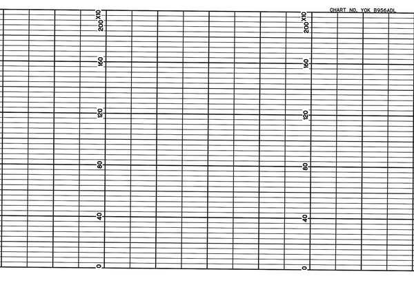 Strip Chart, Fanfold, Range 0 to 200, 53 Ft, Graphic Controls, Mfr#: YOK B956ADL