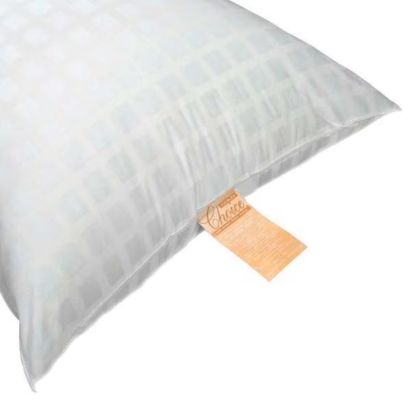 Pillow, King, 37x21 In., White, R & R Textile, Mfr#: X11202