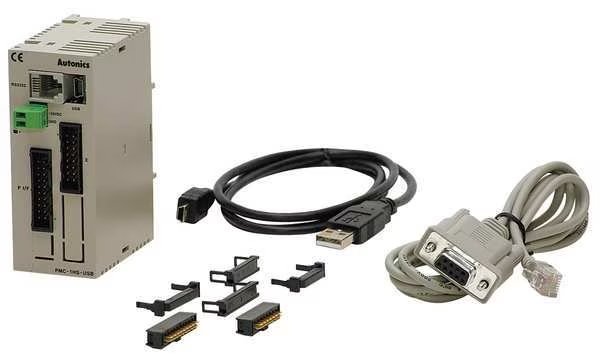 Stepper Motor Controller, 2 Axis, 24VDC, Autonics, Mfr#: PMC-2HS-USB