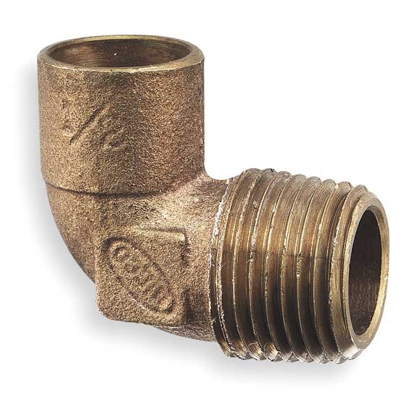 Elbow, 90, Lead-Free Cast DZR Brass, Nibco, Mfr#: 7074LF-114
