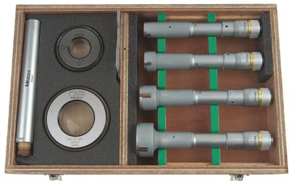 Bore Gage Set, Holtest, 0.8-2 In, Mitutoyo, Mfr#: 368-918