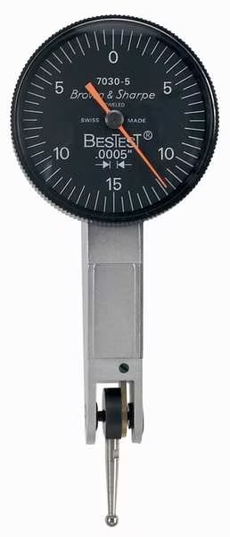Dial Test Indicator, Hori, 0 to 0.030 In, Tesa Brown & Sharpe, Mfr#: 599-7031-5