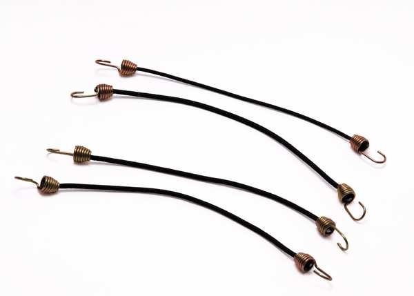 Bungee Cord, Hook, 7 In.L, Rubber, PK4, Benchmark Scientific, Mfr#: B0718