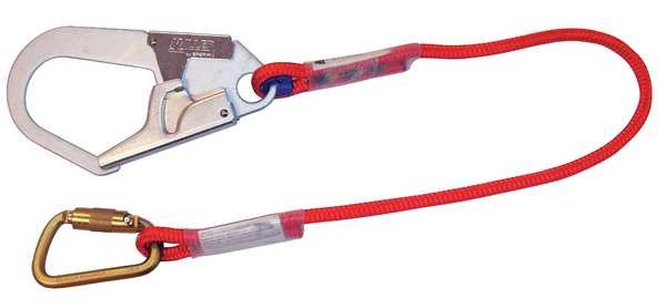 Restraint Lanyard, 4 ft., Red, Honeywell Miller, Mfr#: 1014936/