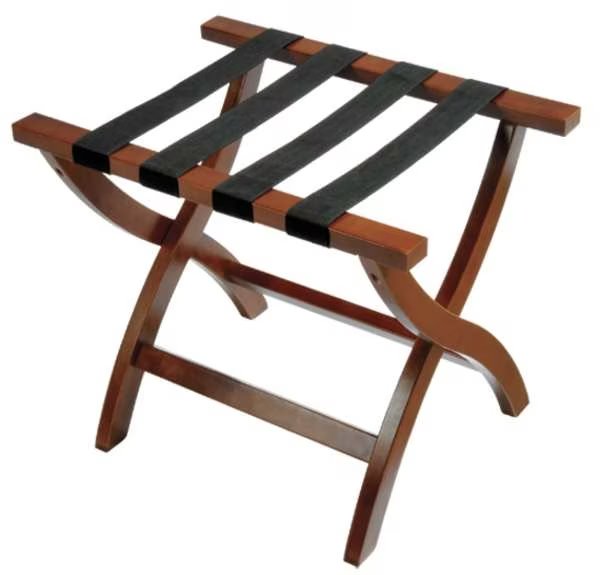 Economy Wood Luggage Rack, Cherry, Csl, Mfr#: 277CM-1