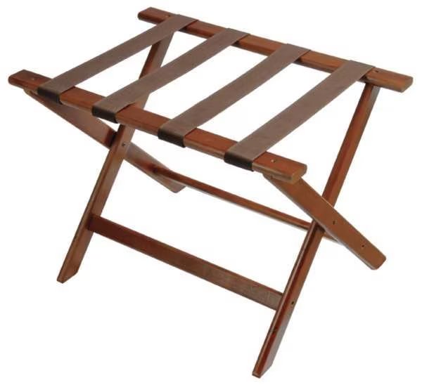 Deluxe Wood Luggage Rack, Walnut, Csl, Mfr#: 177DK-1