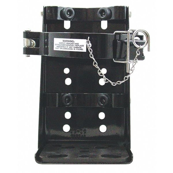 Fire Extinguisher Mounting Bracket, Steel, For 10 lb Tank Weight, For Use With PROPLUS10, PRO10TCM, Kidde, Mfr#: 366242
