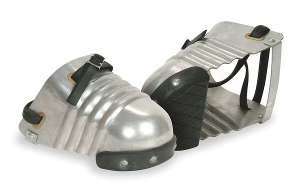 Metatarsal Guard, Aluminum, 16 oz Weigth Each, Attachment Straps, Unisex, Universal Size, EnjoyTool Select, Mfr#: 5T454