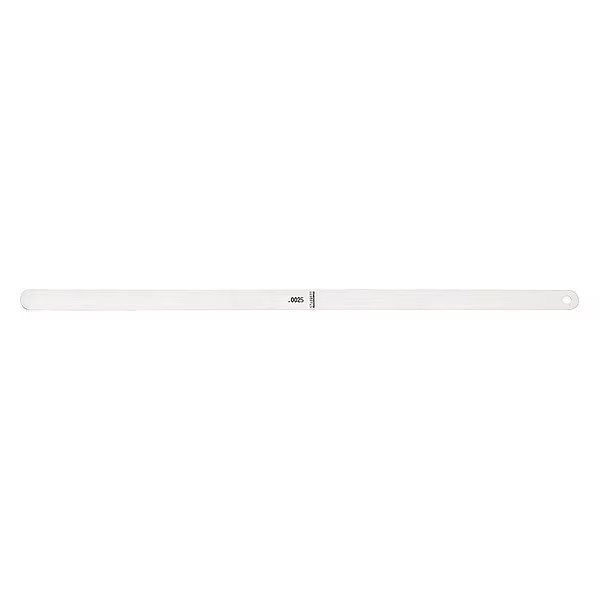 Thickness Gage, 0.0025 In, 1/2 x 12 In, Starrett, Mfr#: 667-2 1/2