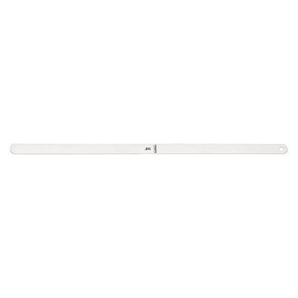 Thickness Gage, 0.015 In, 1/2 x 12 In, Starrett, Mfr#: 667-15