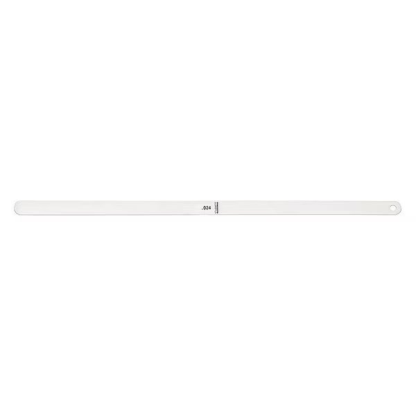 Thickness Gage, 0.024 In, 1/2 x 12 In, Starrett, Mfr#: 667-24