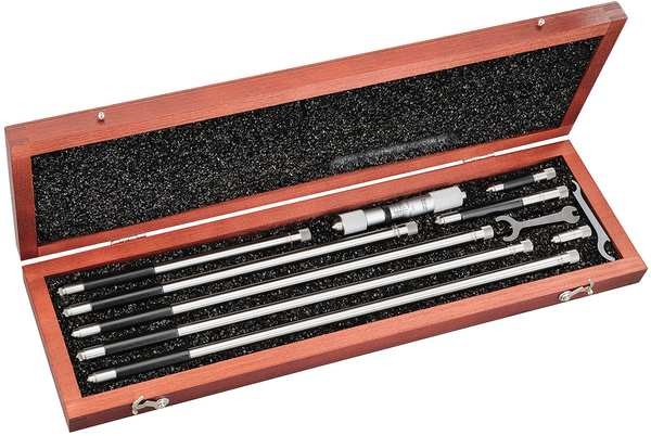 Inside Micrometer Set, 4 to 32 In, Starrett, Mfr#: 823DZ
