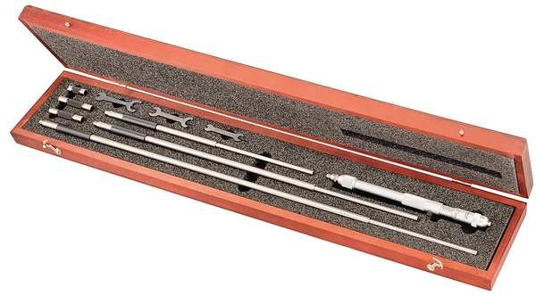 Inside Micrometer Set, 8 to 32 In, Starrett, Mfr#: 124CZ