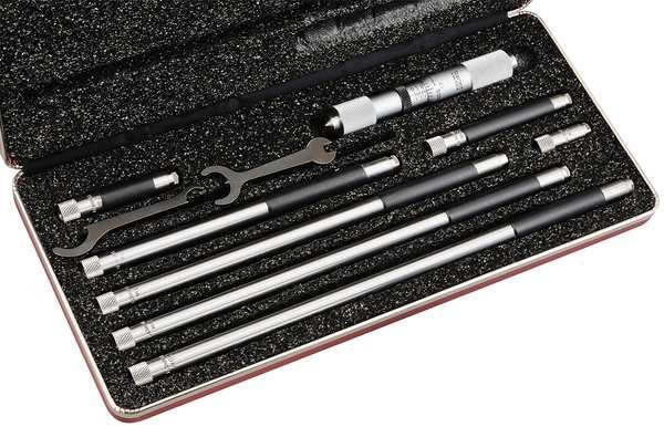 Inside Micrometer Set, 4 to 24 In, Starrett, Mfr#: 823CZ