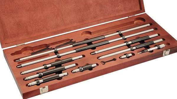 Inside Micrometer Set, 6 to 78 In, Starrett, Mfr#: 128AZ